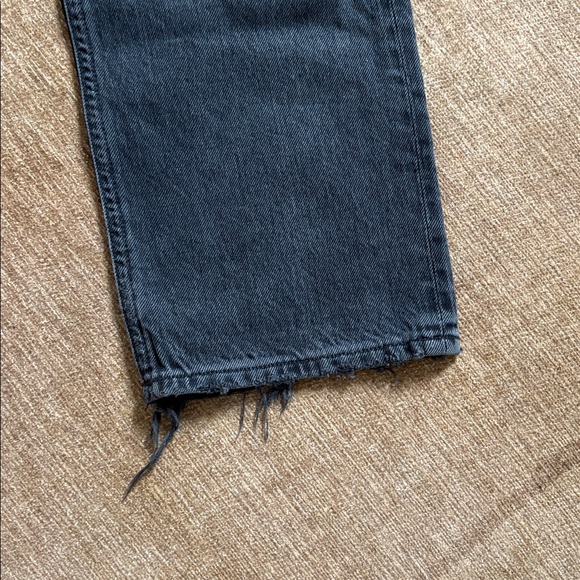 Agolde Black Parker Jeans size 26 & 27 color Hitch - Picture 5 of 9